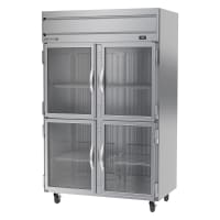 Beverage-Air HFS2HC-1HG 52" Horizon Series Two Section Reach In Freezer, (4) Left/Right Hing...