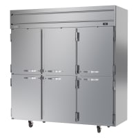 Beverage-Air HFS3HC-1HS 78" Horizon Series Three Section Reach In Freezer, (6) Left/Right Hi...