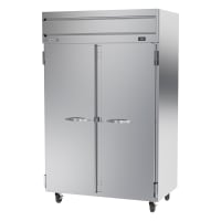Beverage-Air HRP2HC-1S 52" Two Section Reach In Refrigerator, (2) Left/Right Hinge Solid Doo...