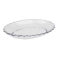 Cambro DP15152 3 2/5 qt Oval Deli Platter - 11 5/16 x 15 3/16" Clear