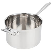 Vollrath 47743 7 qt Intrigue® Stainless Sauce Pan w/ Hollow Metal Handle - Induction Ready