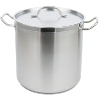 Vollrath 3504 18 qt Optio™ Stainless Steel Stock Pot w/ Cover - Induction Ready