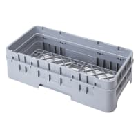 Cambro HBR414151 Camrack Base Rack with Extender - Half-Size, Soft Gray