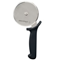 Dexter Russell P94ZZA-4 4" Pizza Cutter w/ Black Plastic Handle, Carbon Steel
