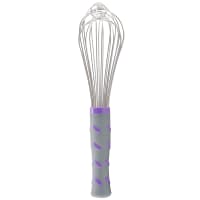 Vollrath 47002 10" Piano Whip - Purple Nylon Handle, Stainless Steel