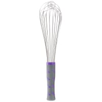 Vollrath 47003 12" Piano Whip - Purple Nylon Handle, Stainless Steel