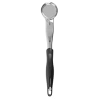 Vollrath 6433120 1 oz Round Solid Spoodle - Black Nylon Handle, Heavy-Duty, Stainless Steel