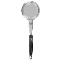 Vollrath 6433820 8 oz Round Solid Spoodle - Black Nylon Handle, Heavy-Duty, Stainless Steel