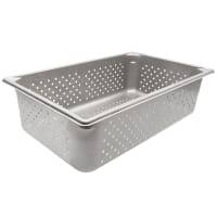Vollrath 30063 Super Pan V® Full Size Steam Pan - Perforated, Stainless Steel