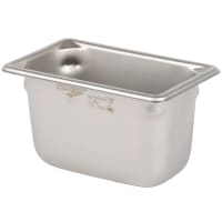 Vollrath 30942 Super Pan V® Ninth Size Steam Pan - Stainless Steel