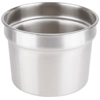 Vollrath 78204 11 qt Vegetable Inset - Fits 10 1/2" Opening, Stainless