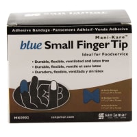 San Jamar MK0902 Mani-Kare Kolor-Cut Fabric Bandage, 1 3/4" X 2"