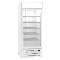 Beverage-Air MMR27HC-1-W 30" MarketMax™ One Section Glass Door Merchandiser - (1) Right Hing...