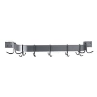 Advance Tabco SW1-96-EC 101" Wall-Mount Pot Rack w/ (9) Double Hooks, Stainless Steel