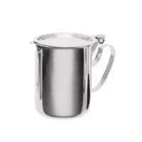 Update SS-10 10 oz Economy Creamer - Flat Lid, Stainless