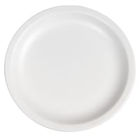 Cambro 55CWNR148 5 1/2" Round Plastic Plate, White