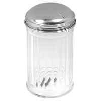 Browne Sugar Pourer, 12 oz, 5 3/5 in, Fluted Plastic w/ Self-Closing Side Spout (575193)
