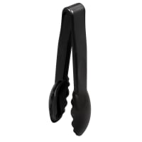 Cambro 6TGS110 6"L Plastic Utility Tongs, Black