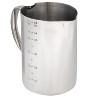Service Ideas 2 qt Creamer - Brushed Stainless Steel, Silver (FROTH646)