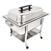 Update CC-9P Half Size Chafer w/ Lift-off Lid &amp; Chafing Fuel Heat