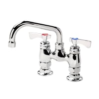 Krowne 15-406L Deck Mount Faucet - 6" Swing Spout, 4" Centers
