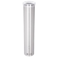 San Jamar C4150SS Cup Dispenser, Surface Mount, Cone & Paper Cups