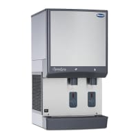 Follett 50CI414A-S 425 lb Countertop Water & Nugget Ice Dispenser - 50 lb Storage, Cup Fill,...