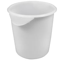 Rubbermaid FG572400WHT 8 qt Round Storage Container - White Poly