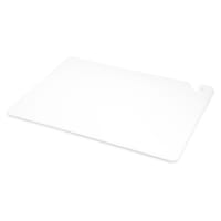 San Jamar CB182412WH Cut-N-Carry Cutting Board, 18 x 24 x 1/2 in, NSF, White