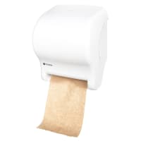 San Jamar T8000WH Wall Mount Touchless Roll Paper Towel Dispenser - Plastic, White