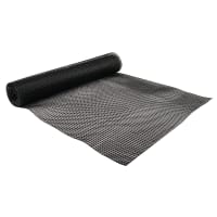 San Jamar PL0105 Bar/Shelf Liner - 2' x 10', Black