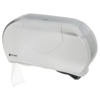 San Jamar R4070SS Toilet Paper Dispenser - Fits (2) 9" Jumbo Rolls, Stainless