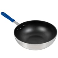Winco ASFP-11NS 11" Aluminum Stir Fry Pan