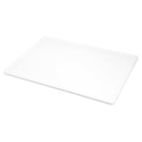 San Jamar CB182412GVWH Grooved Cutting Board, 18 x 24 x 1/2 in, NSF, White