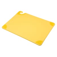 San Jamar CBG152012YL Saf-T-Grip Cutting Board, 15 x 20 x 1/2 in, NSF, Yellow