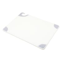 San Jamar CBG152012WH Saf-T-Grip Cutting Board, 15 x 20 x 1/2 in, NSF, White
