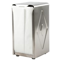 San Jamar H900X Tabletop 150 Tallfold Napkin Dispenser - Two-Sided, Stainless