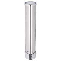 San Jamar C3000PSS Water Cup Dispenser, Pull Type, 1 3/4 to 4 1/2 oz, Satin SS