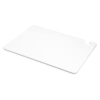 San Jamar CB152034WH Cut-N-Carry Cutting Board, 15 x 20 x 3/4 in, NSF, White