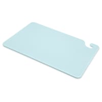 San Jamar CB121812BL Cut-N-Carry Cutting Board, 12 x 18 x 1/2 in, NSF, Blue