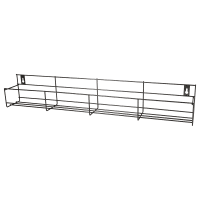 San Jamar B5636SG Gourmet Speed Rack, Holds 9 Quart/Liter Bottles, Single, Wire