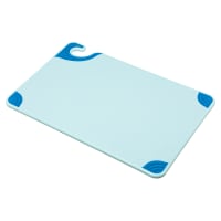 San Jamar CBG121812BL Saf-T-Grip Cutting Board, 12 x 18 x 1/2 in, NSF, Blue