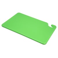 San Jamar CB121834GN Cut-N-Carry Cutting Board, 12 x 18 x 3/4 in, NSF, Green