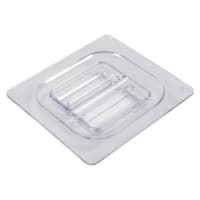 San Jamar CI7111L Chill-It Food Pan Lid - 1/6 Size, Clear