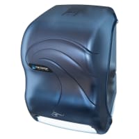 San Jamar T1490TBL Wall Mount Touchless Roll Paper Towel Dispenser - Plastic, Arctic Blue