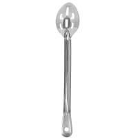 Browne 15" Slotted Serving Spoon w/ Grooved Handle, Medium Stainless (572153)
