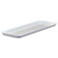 Cambro 10302MT148 Rectangular Market Display Tray - 10 7/16" x 30" x 2", White