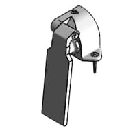 T&S B-0507-509PDL Single Knee Pedal Valve - Ledge Mount