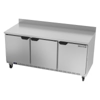Beverage-Air WTR72AHC 72" Worktop Refrigerator w/ (3) Section, 115v
