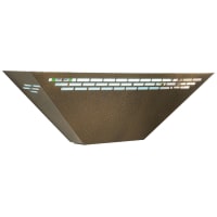 Gardner WS-85 GOLD Wall Mount Decorate Insect Light Trap w/ Glueboard - 900 sq ft Range, Gold Vei...